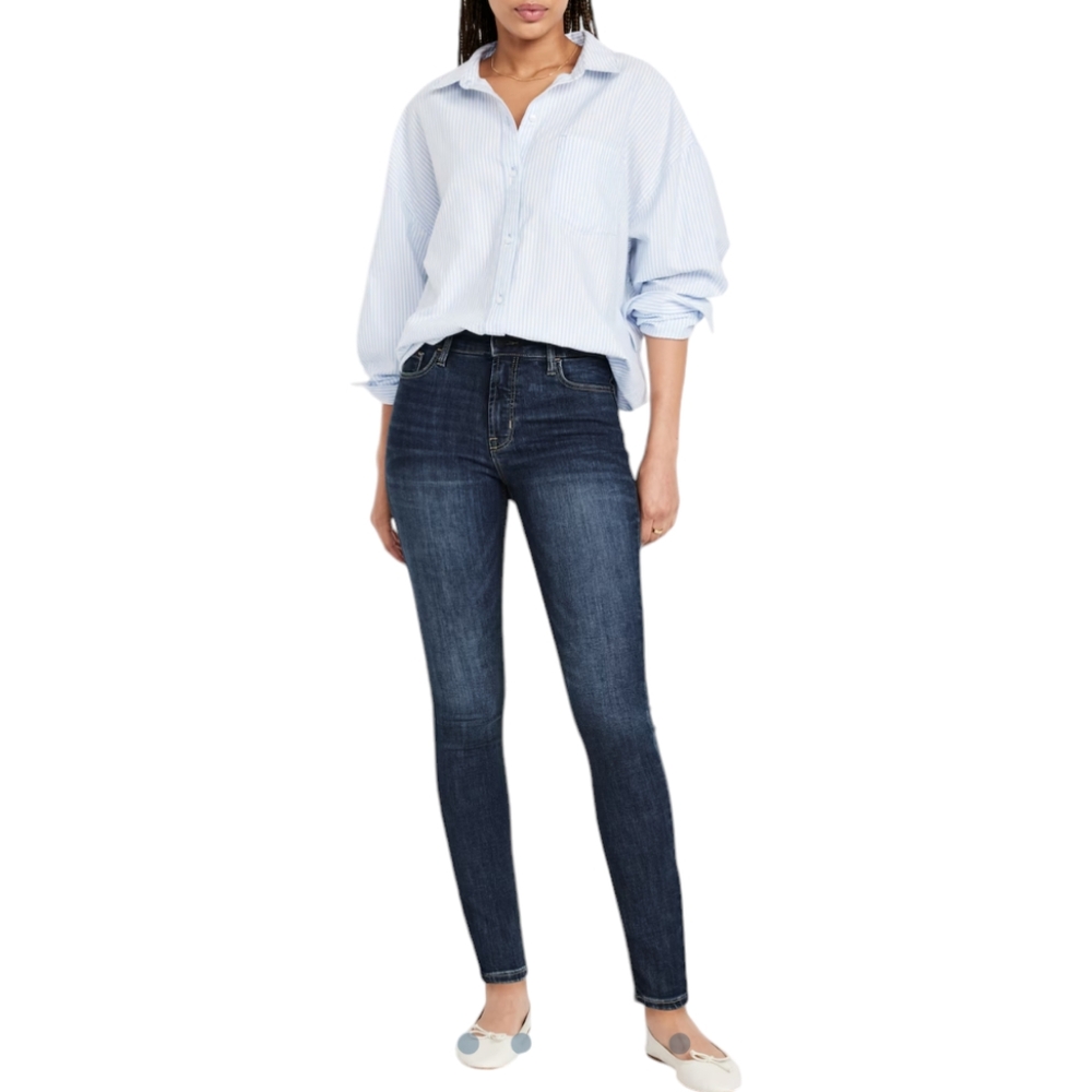 Old Navy Rock Star High waisted SkinnyJeans Size 16